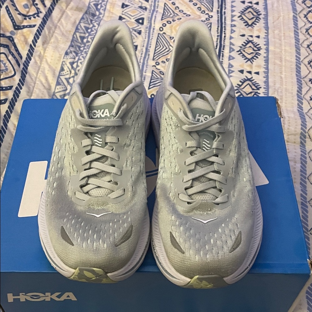 Hoka Light Mint Green Athletic Shoes